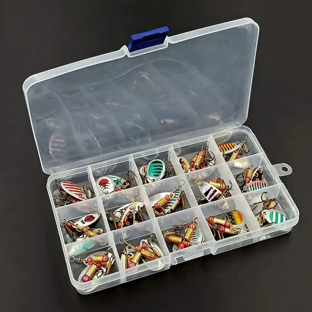 Fishing Lure Crankbait - 30pcs Metal Spoon Spinner Fishing Lure