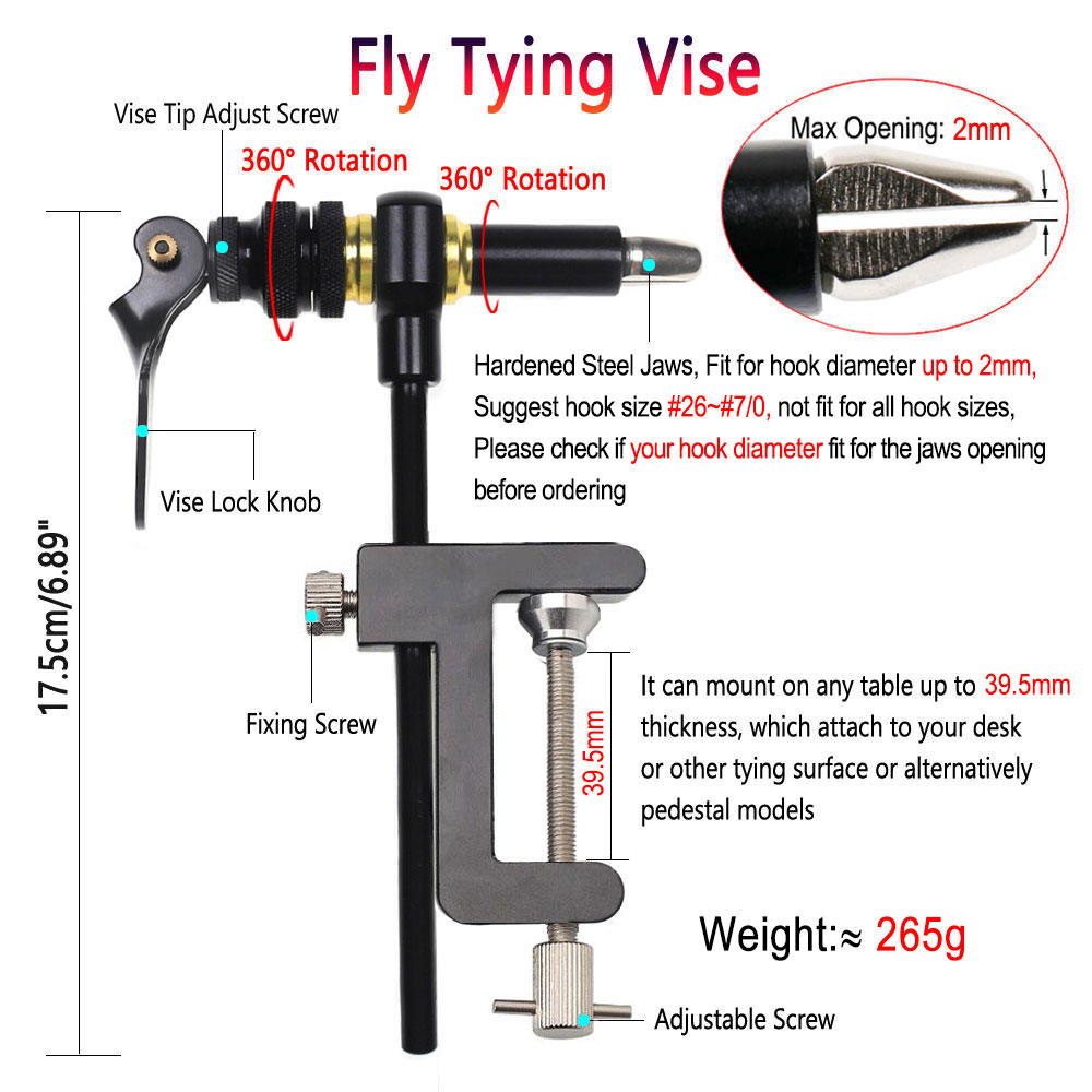 1PC 360° Rotation C-Clamp Fly  - огляд і ціна Fishing Lure Jig
