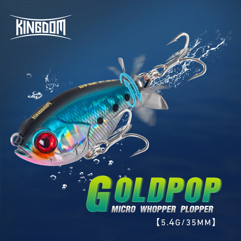 Kingdom Propeller Topwater Pop - огляд і ціна Fishing Lure Swimbait