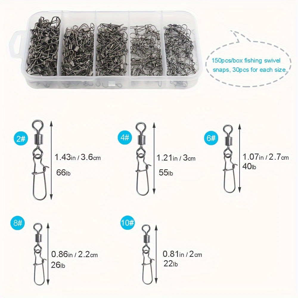 95/210 PCS Set Fishing Connect - огляд і ціна Fishing Lure Accessories