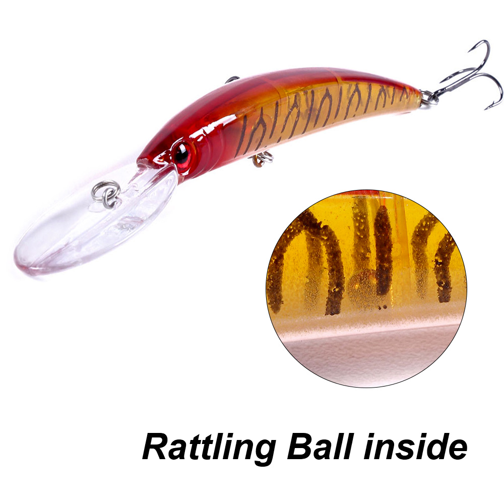 1PCS 15cm 15g  Deep Diving Jer - огляд і ціна Fishing Lure Crankbait