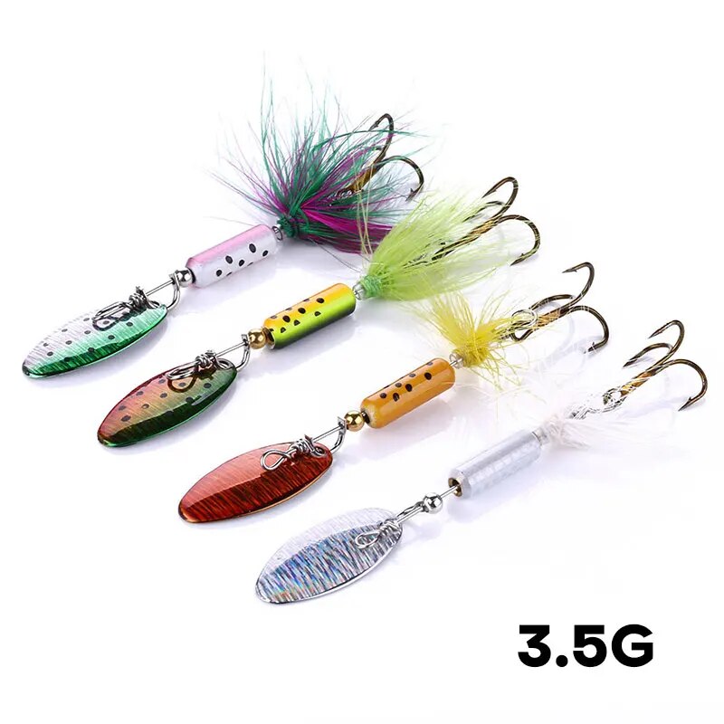 Metal VIB Lures 1PCS 3.5g Feat - огляд і ціна Fishing Lure Spoon