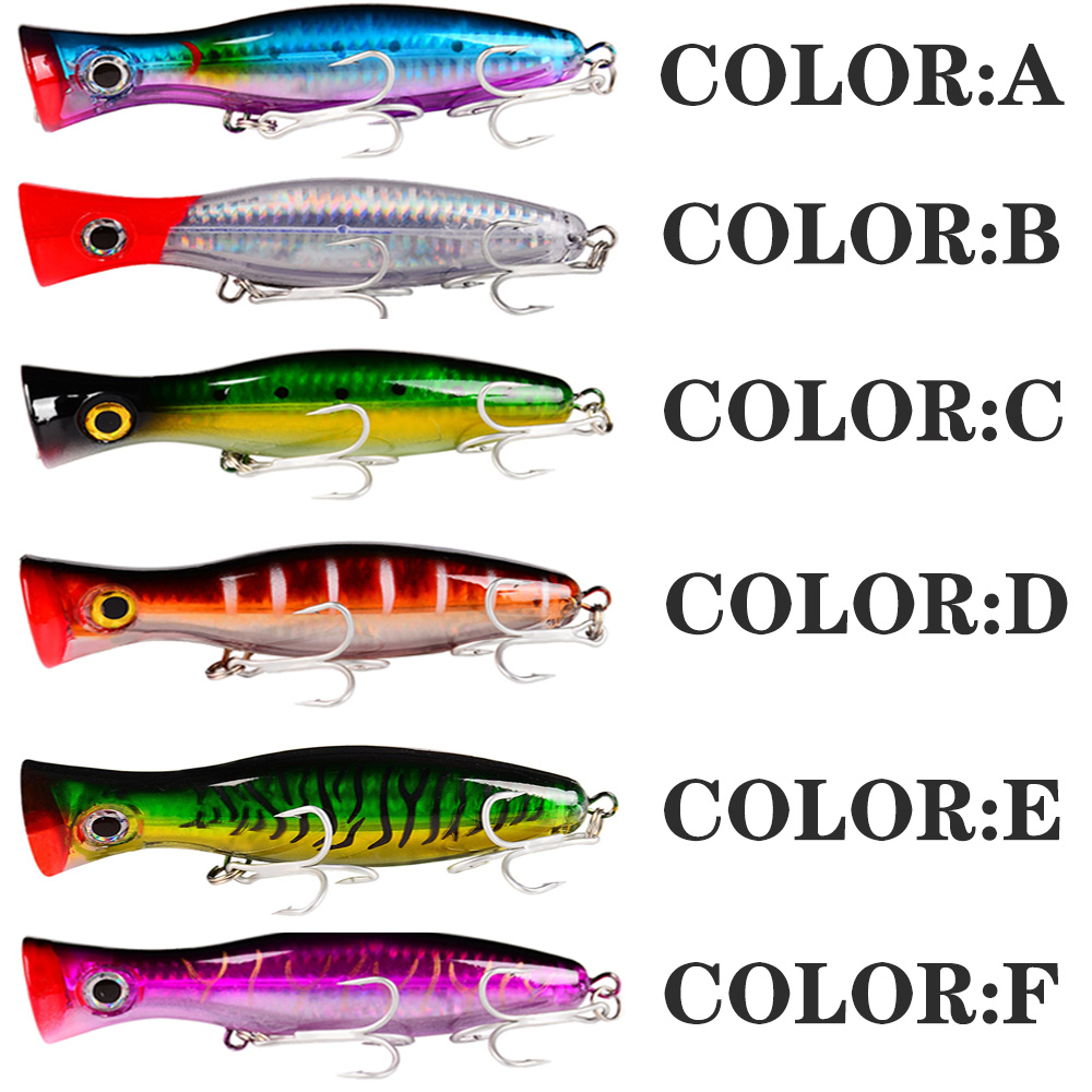 PROBEROS 1pc 13cm 43g Popper F - огляд і ціна Fishing Lure Popper