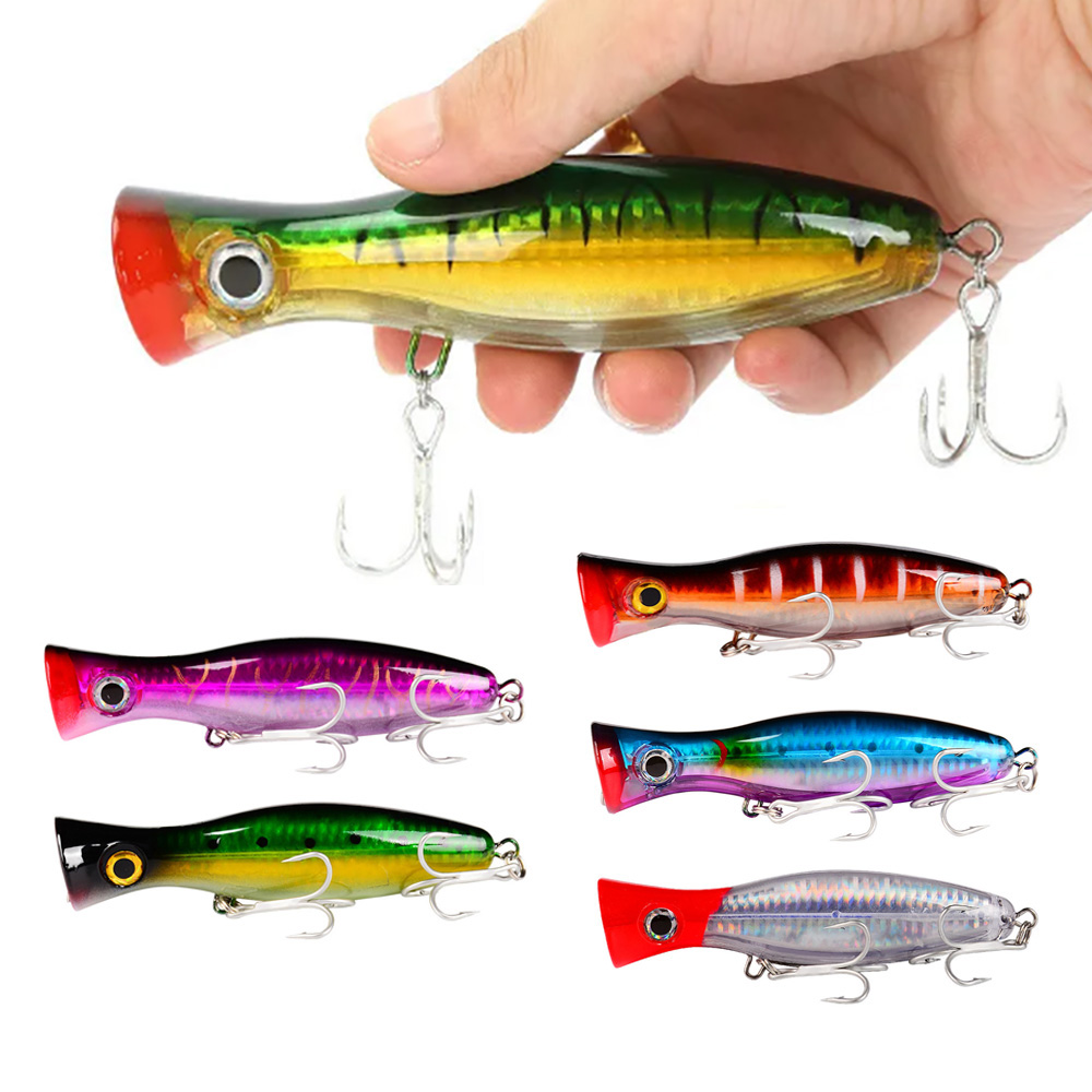 PROBEROS 1pc 13cm 43g Popper F - огляд і ціна Fishing Lure Popper