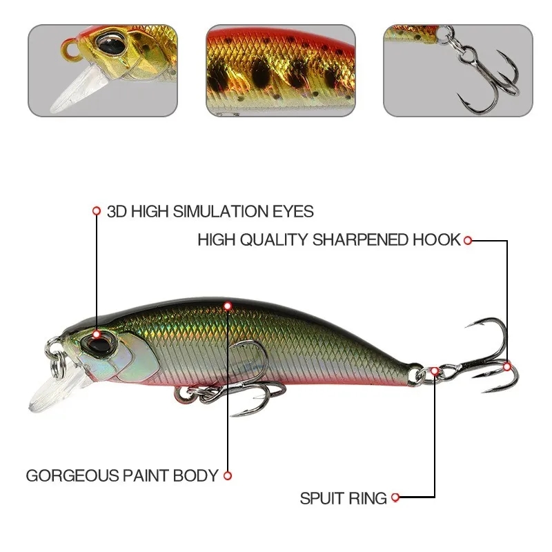 15Pcs Sinking Minnow Fishing L - огляд і ціна Fishing Lure Jerkbait