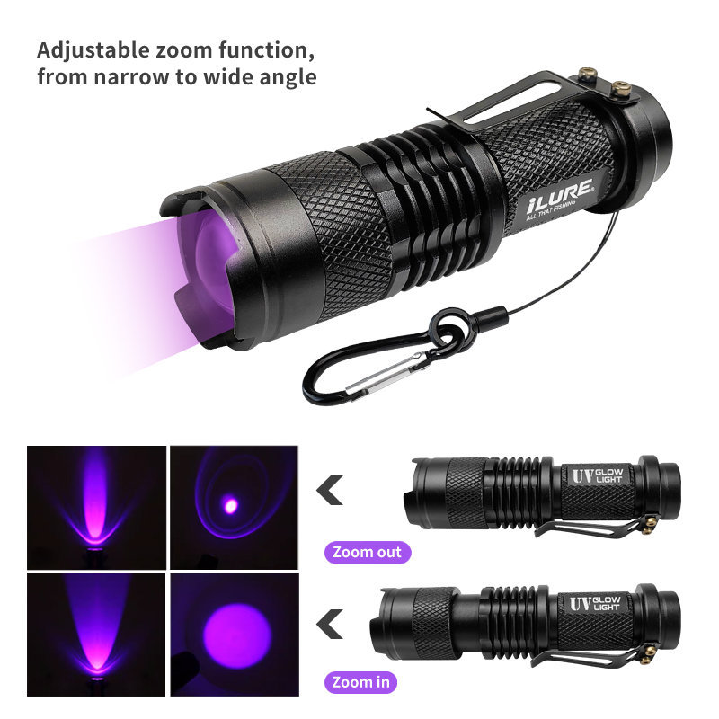 Mini UV Flashlight 395nm Ultra - огляд і ціна Fishing Lure Jig